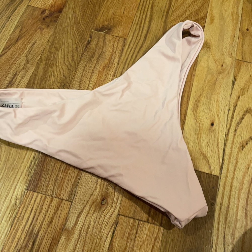 Light Pink Ruffle Bikini - Picture 3 of 5